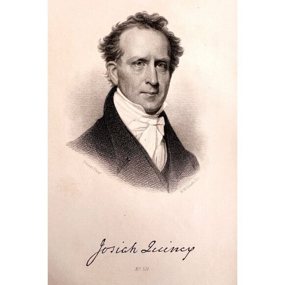 Life Of Josiah Quincy 1868 Victorian Edmund Quincy HC 1st Edition 2nd Print WHBS - Picture 3 of 8